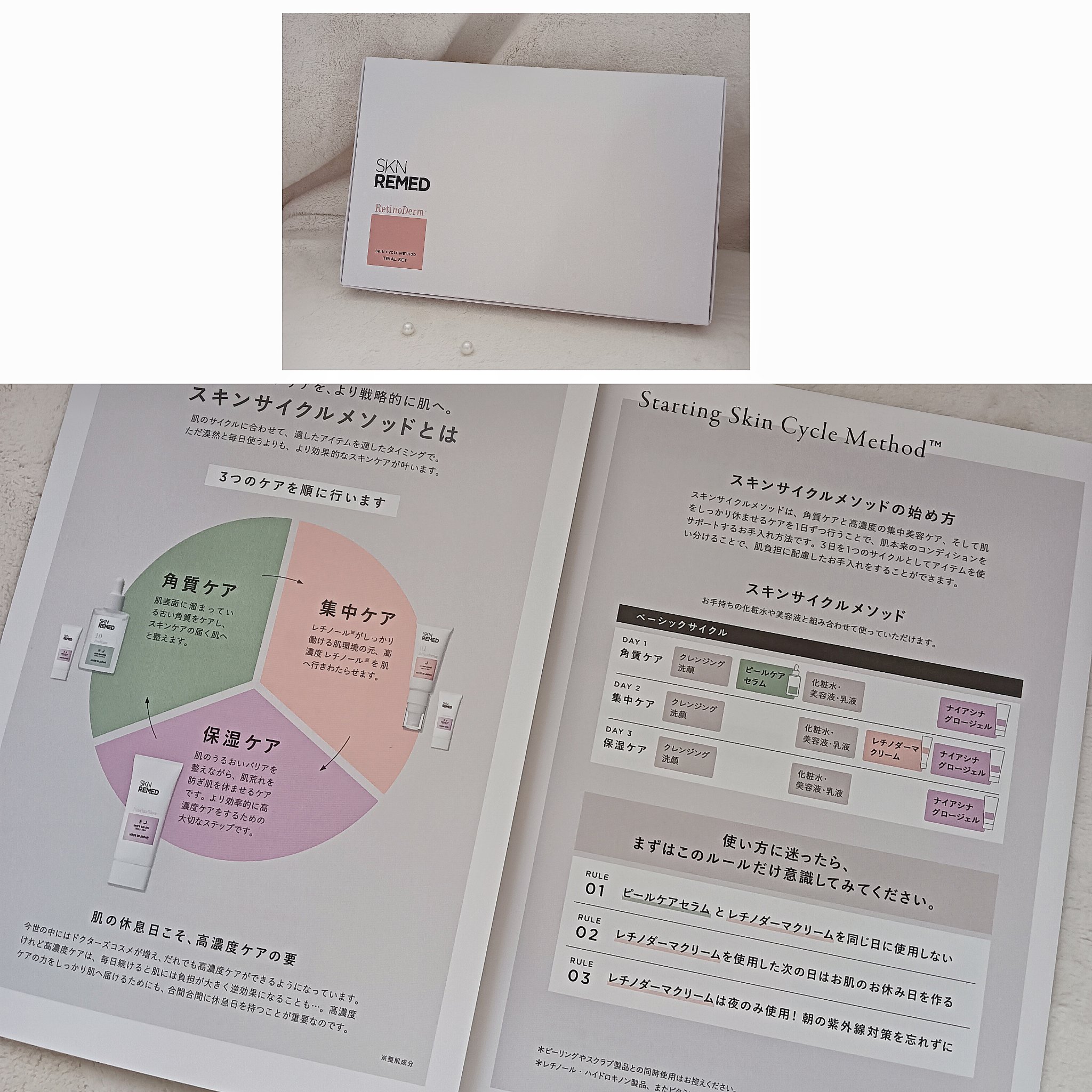 トライアルセット/SKN REMED/トライアルキットを使ったクチコミ（3枚目）