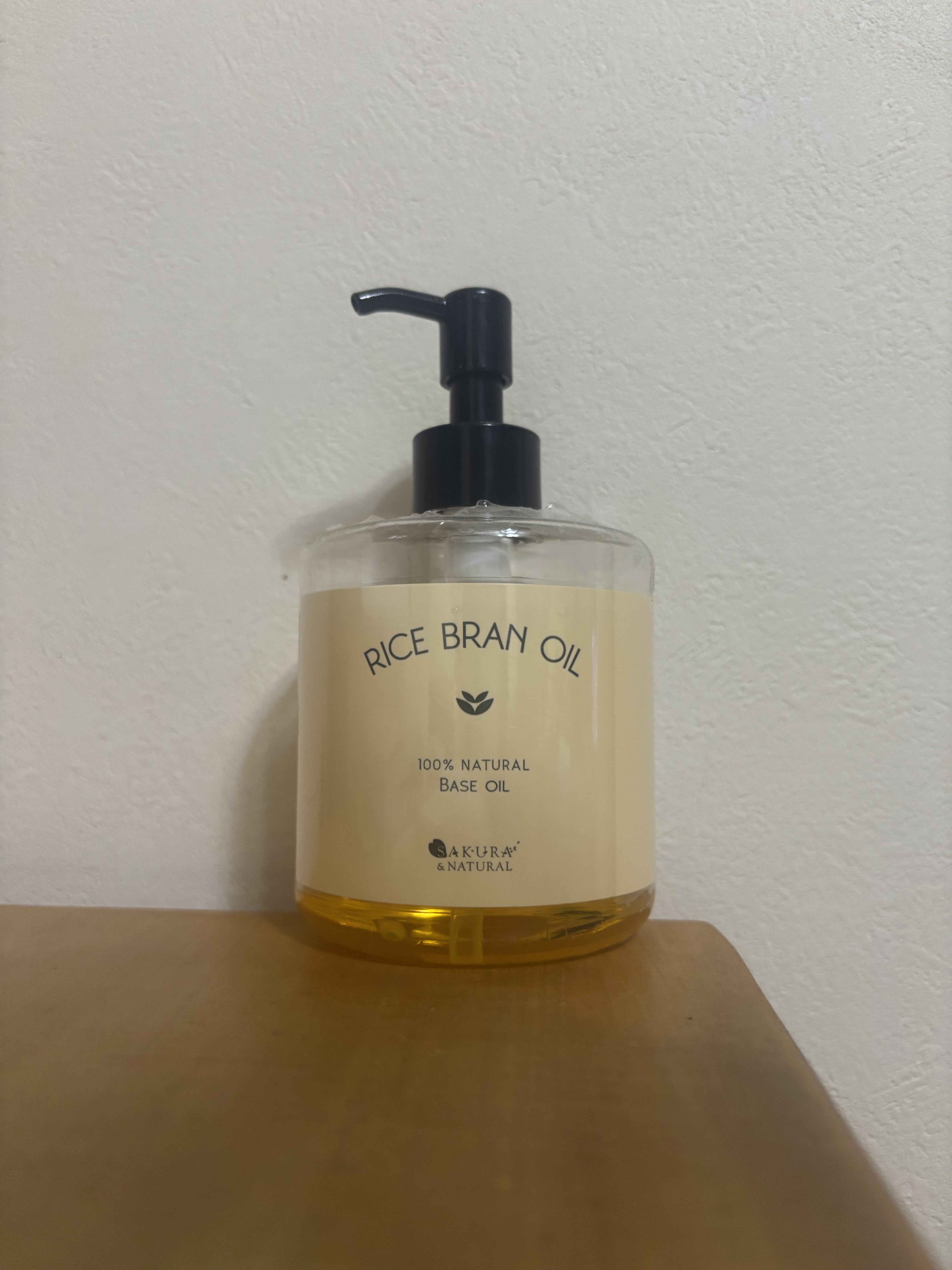 ライスブランオイル/SAKURA&NATURAL/ボディオイルを使ったクチコミ（1枚目）