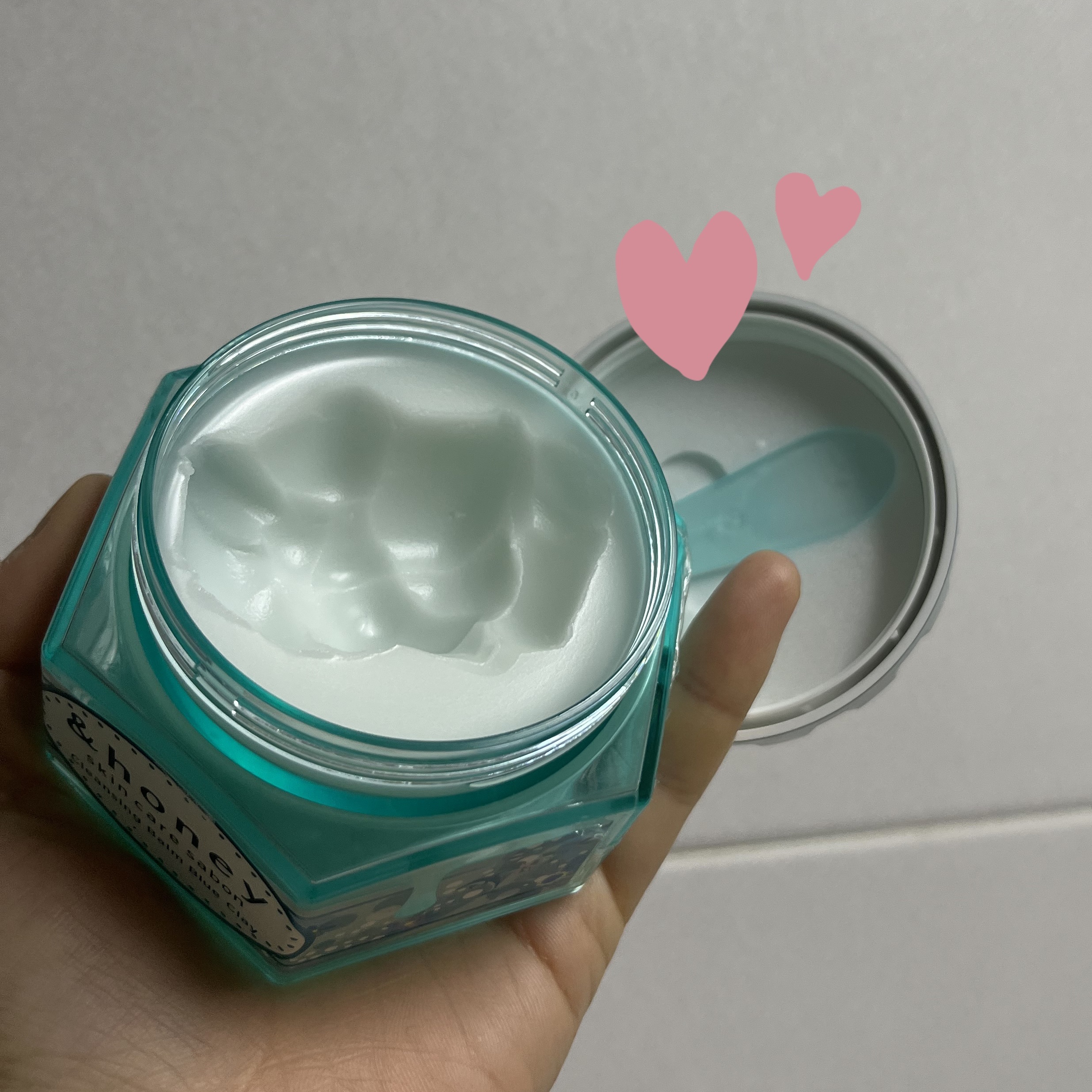 アンドハニー サボン クレンジングバーム ブルークレイ/&honey/クレンジングバームを使ったクチコミ（2枚目）