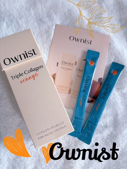 トリプルコラーゲン オレンジ/Ownist/美容サプリメントを使ったクチコミ(1枚目)