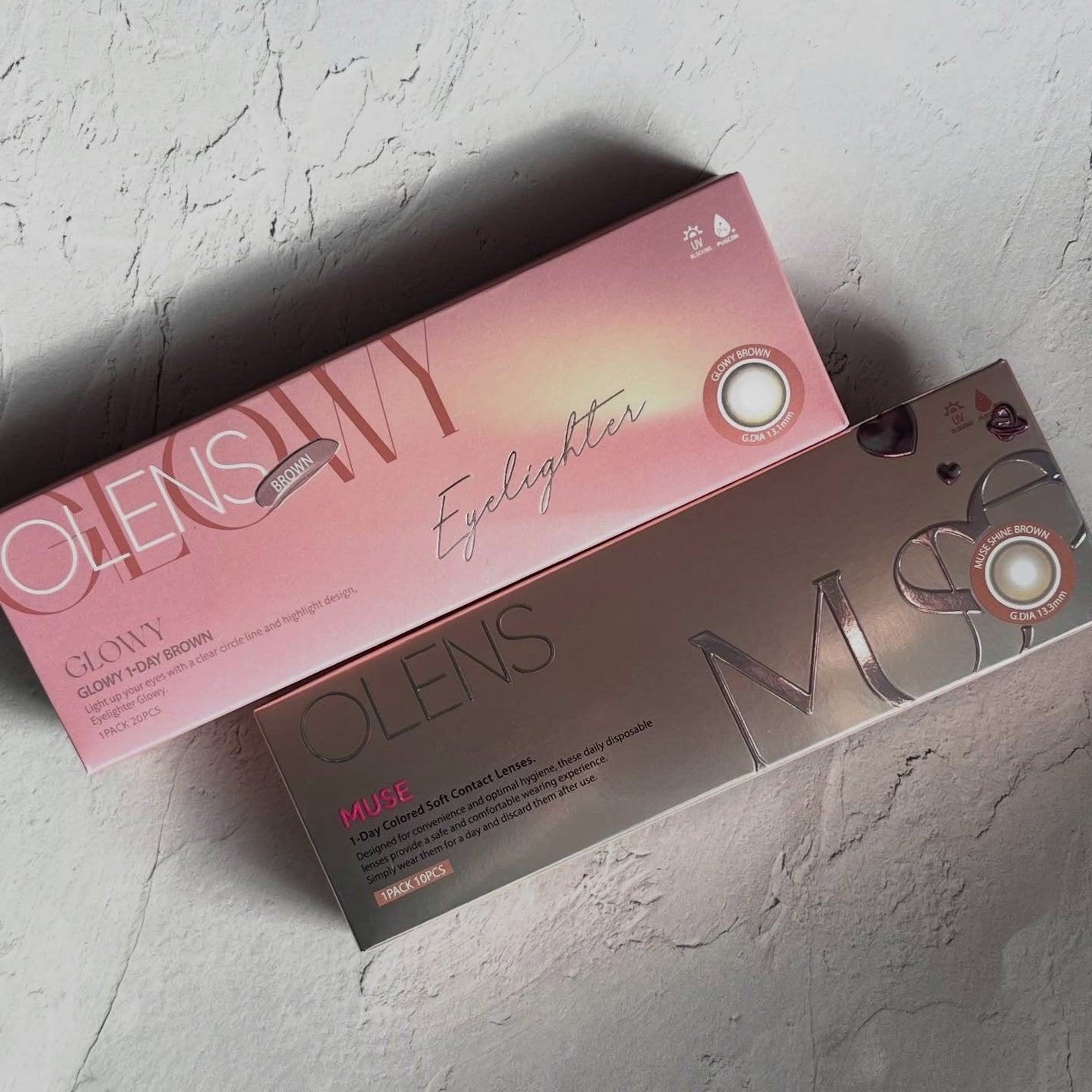 Glowy 1day/OLENS/ワンデー(1DAY)カラコンを使ったクチコミ(2枚目)