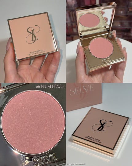 フォギーヴェールブラッシャー/SELVE/パウダーチークを使ったクチコミ(3枚目)