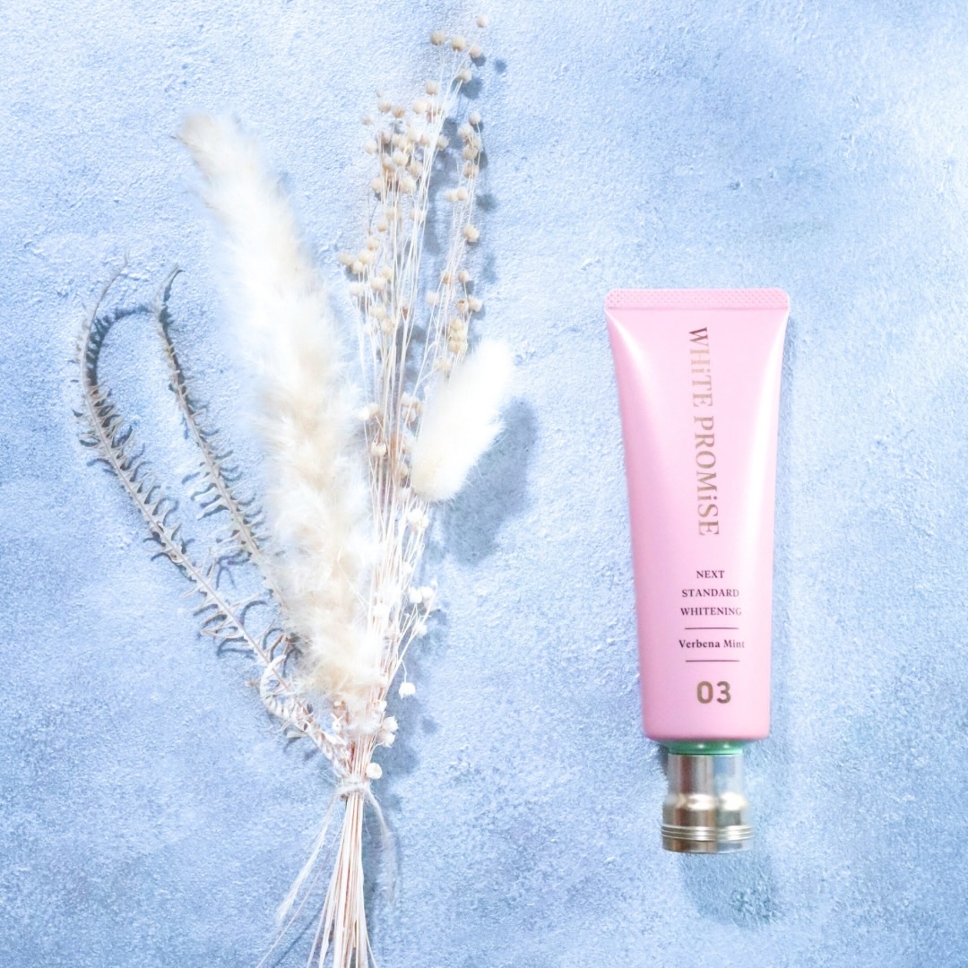 ホワイトプロミス  美白*＋口臭ケア ０３：ヴァーベナミント/WHiTE PROMiSE/歯磨き粉を使ったクチコミ（2枚目）