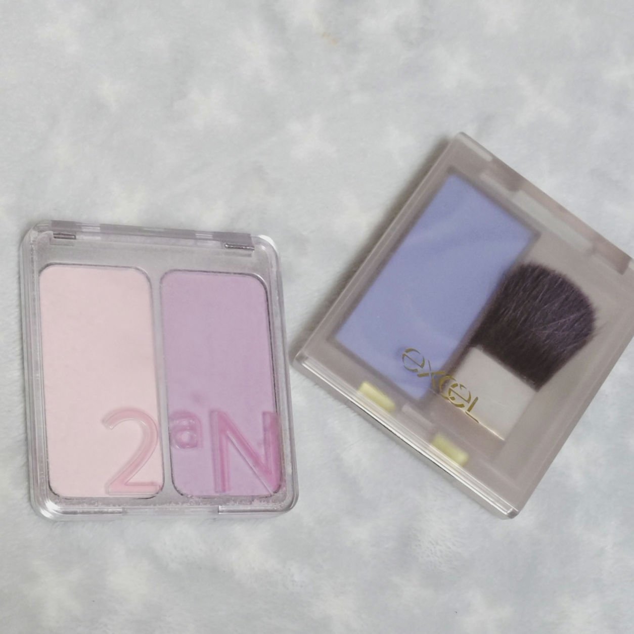 デュアルチーク 01 コットンキャンディバイオレット/2aN/パウダーチークを使ったクチコミ（2枚目）