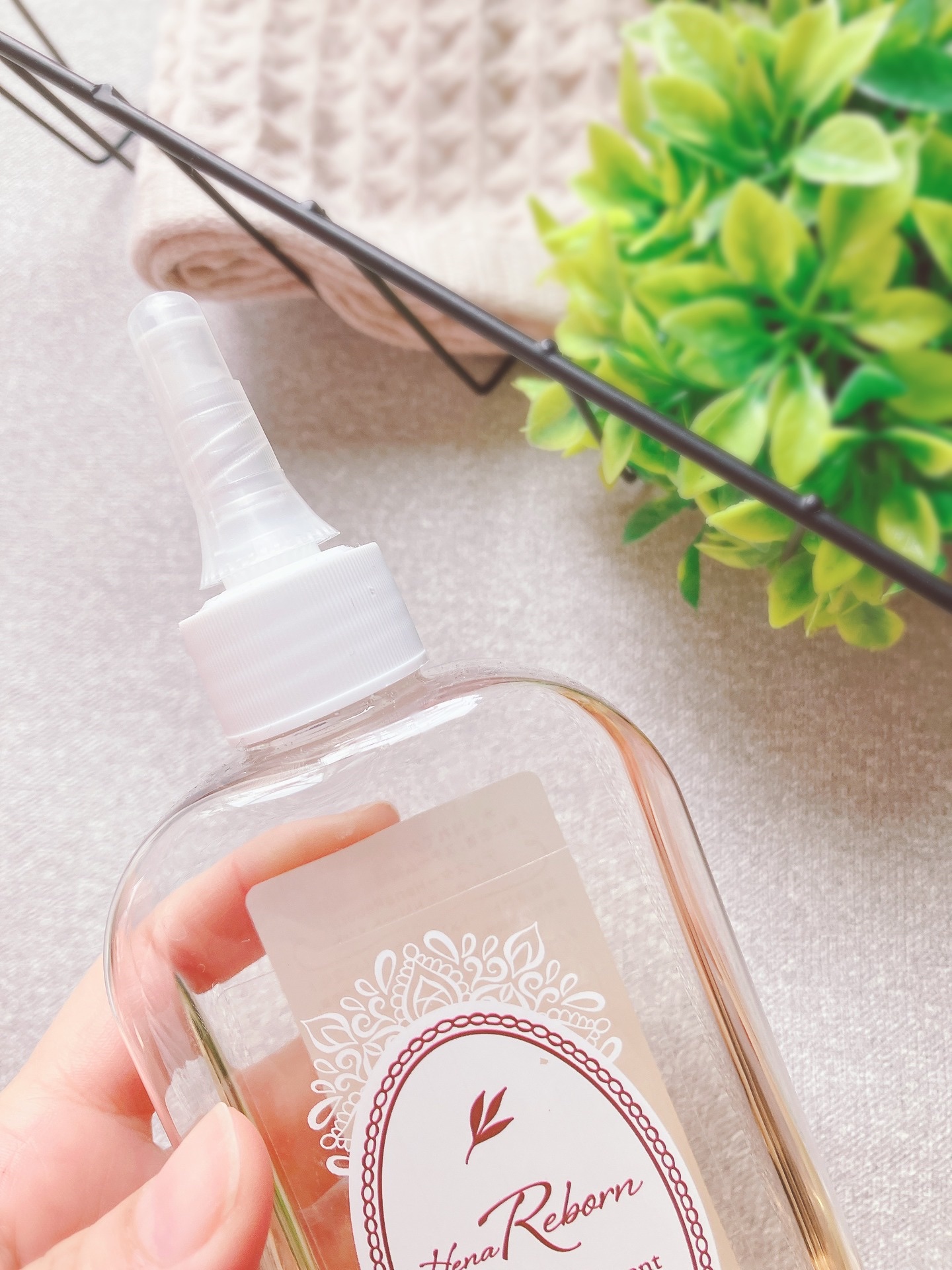 テンスターHenaReborn　ホットオイルトリートメント/テンスターHenaReborn/アウトバストリートメントを使ったクチコミ（2枚目）