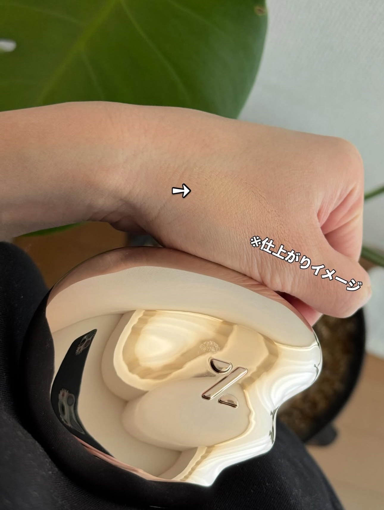 Xファイン サテンウェア メッシュクッション/%Recipe/クッションファンデーションを使ったクチコミ（3枚目）