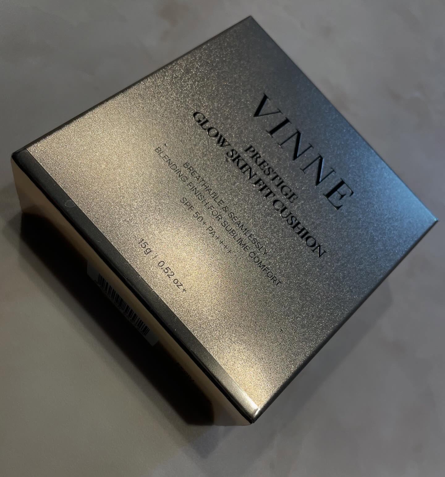 プレステージグロウスキンフィットクッション/VINNE /クッションファンデーションを使ったクチコミ（2枚目）