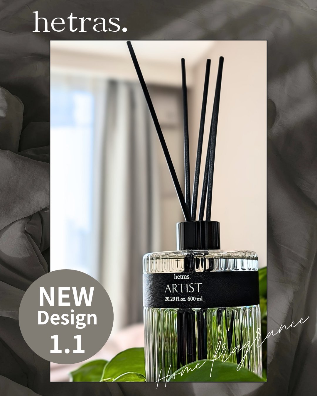 ヘリテージディフューザー/hetras/ルームフレグランスを使ったクチコミ（1枚目）