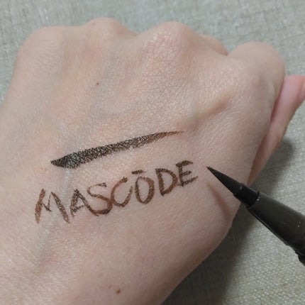 マスコード スリークリキッド アイライナー /MASCODE/リキッドアイライナーを使ったクチコミ(3枚目)