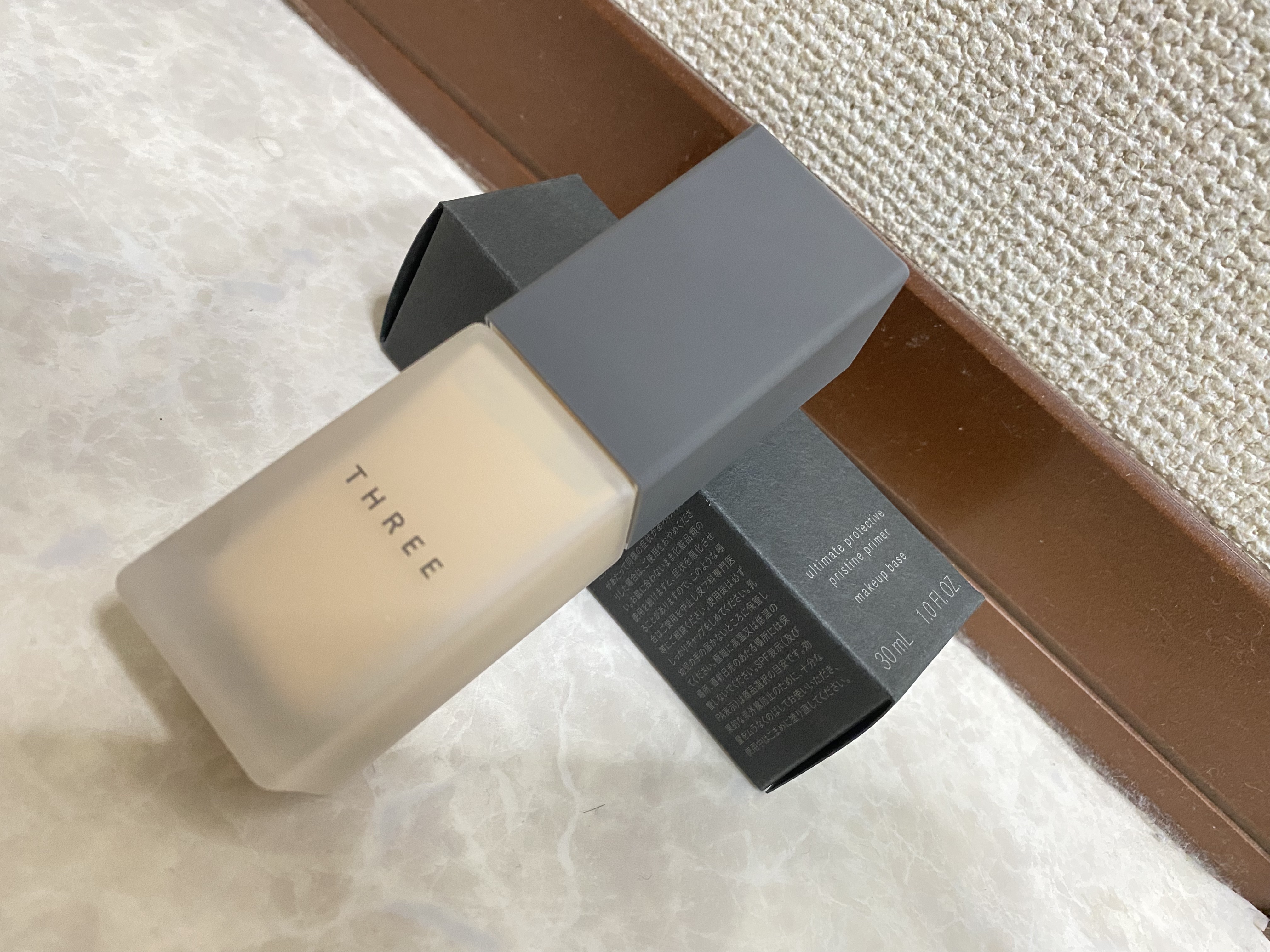 アルティメイトプロテクティブプリスティーン プライマー/THREE/化粧下地を使ったクチコミ（1枚目）