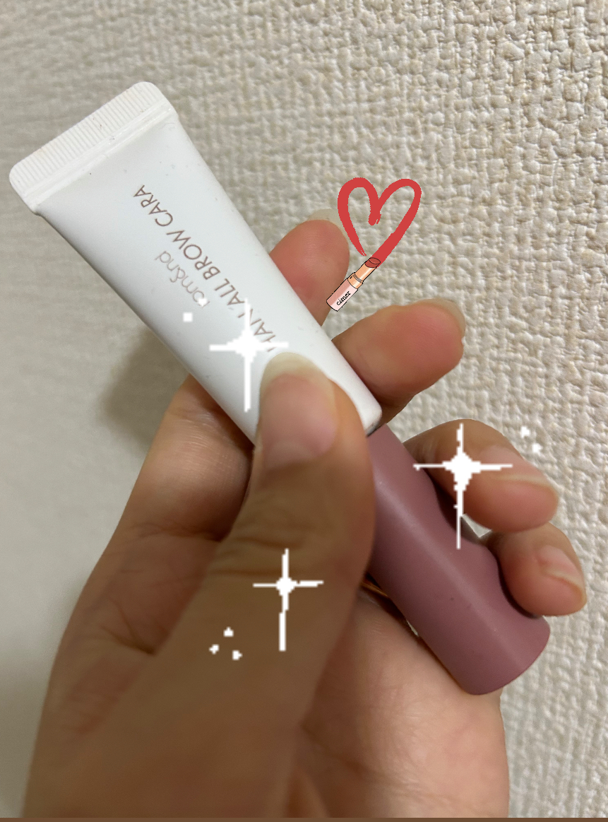 ハンオールブロウカラ/rom&nd/眉マスカラを使ったクチコミ（1枚目）