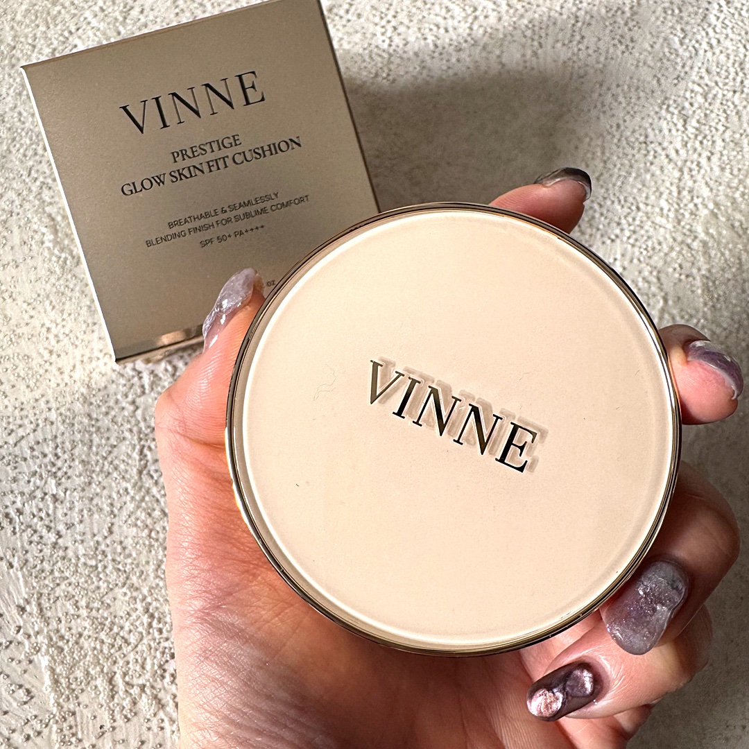 プレステージグロウスキンフィットクッション/VINNE /クッションファンデーションを使ったクチコミ（1枚目）