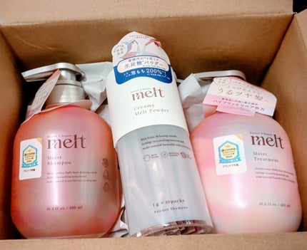 クリーミーメルトパウダー/melt/市販シャンプーを使ったクチコミ(1枚目)