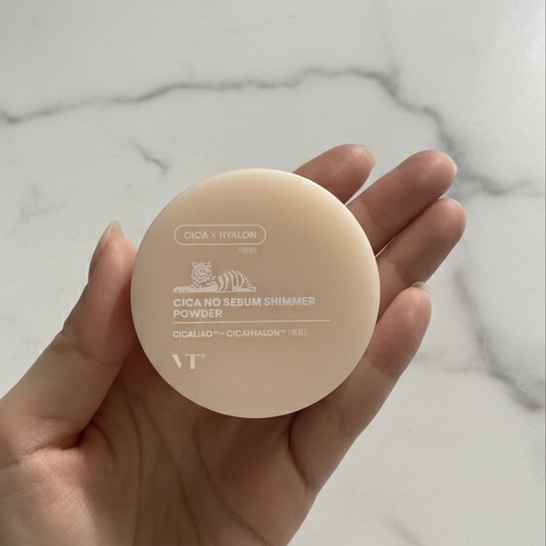 CICA ノーセバムシマーパウダー/VT/ルースパウダーを使ったクチコミ（1枚目）