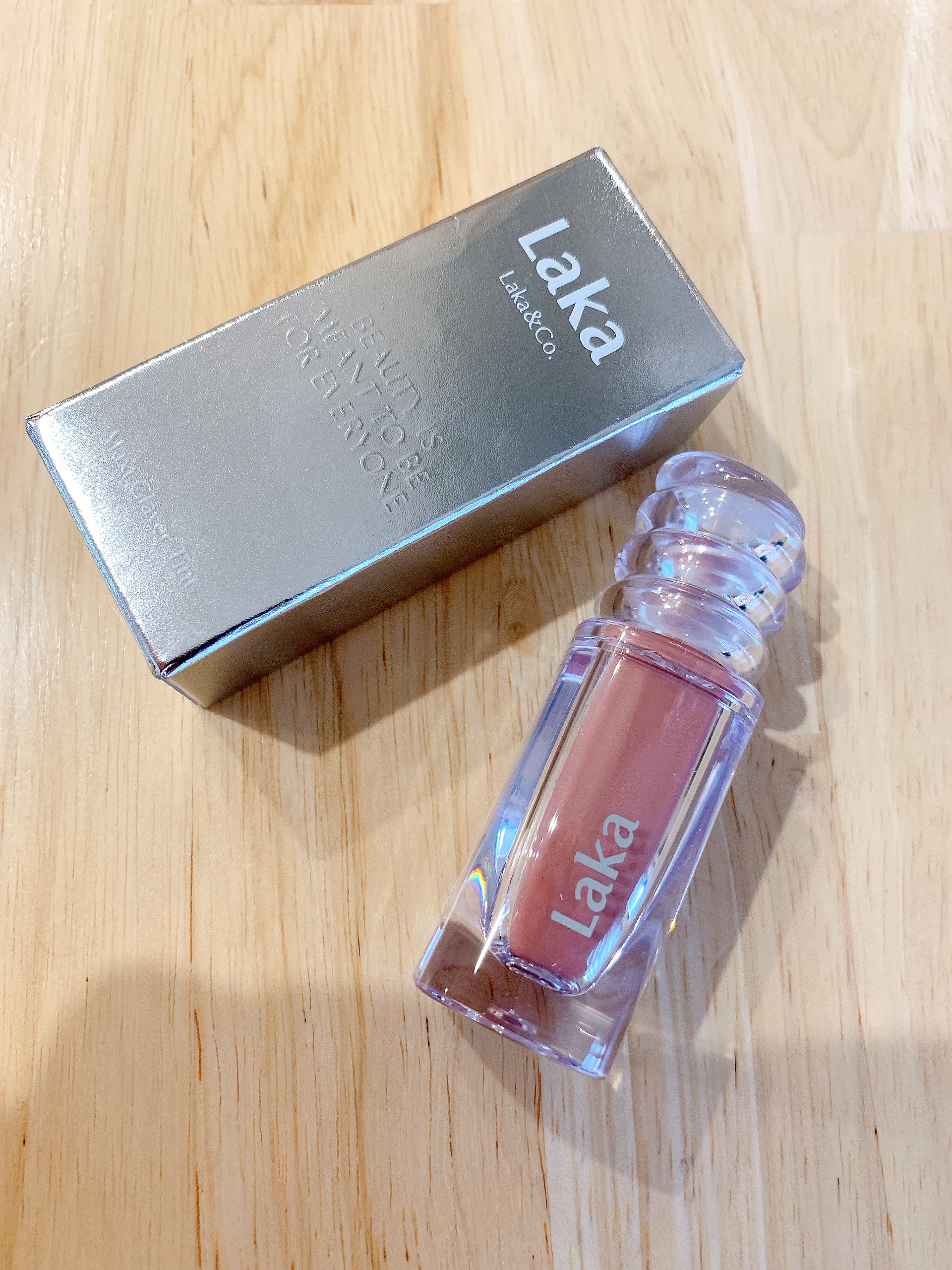 ラカ　マキシグレイヤーティント ＃607　カヤ/Laka/リップティントを使ったクチコミ（1枚目）