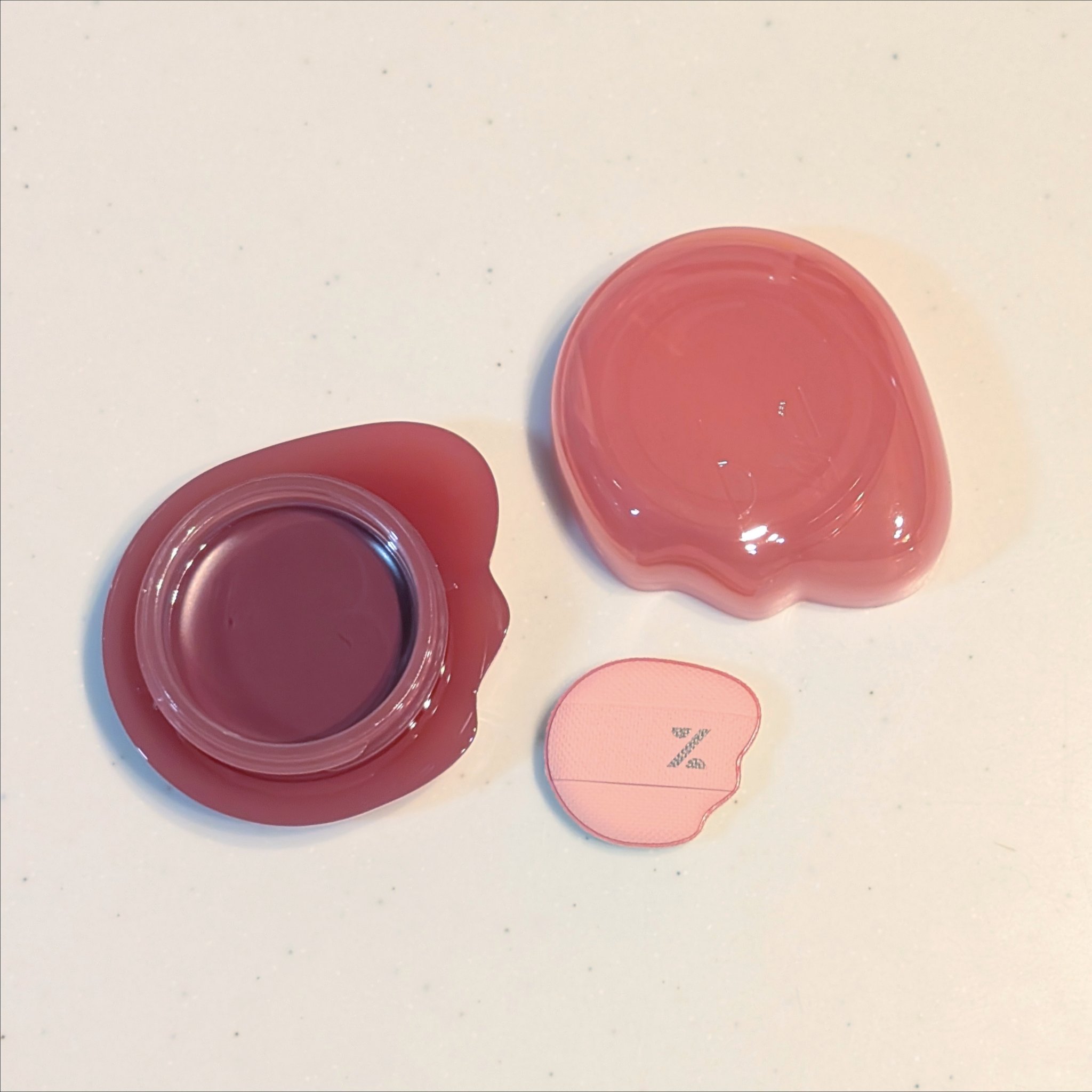 バーミーパフポットリップアンドチーク/%Recipe/ジェル・クリームチークを使ったクチコミ（2枚目）