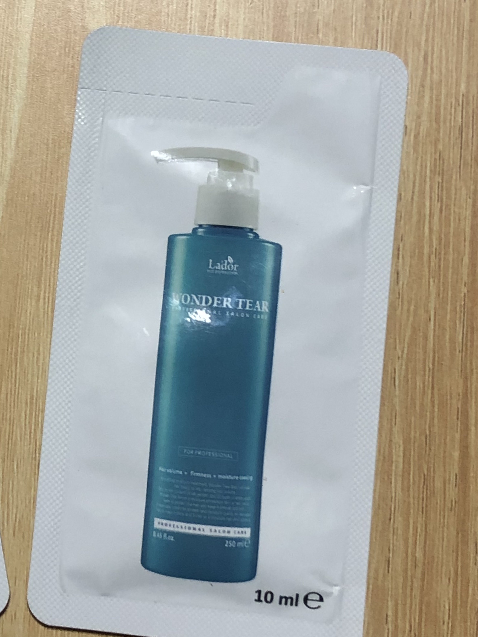 WONDER TEAR/La'dor/洗い流すヘアトリートメントを使ったクチコミ（1枚目）