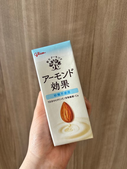 アーモンド効果 砂糖不使用/グリコ/オーツ・アーモンドミルクを使ったクチコミ(1枚目)