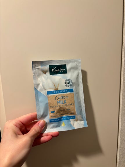 バスミルク コットンミルクの香り/クナイプ/入浴剤を使ったクチコミ(1枚目)