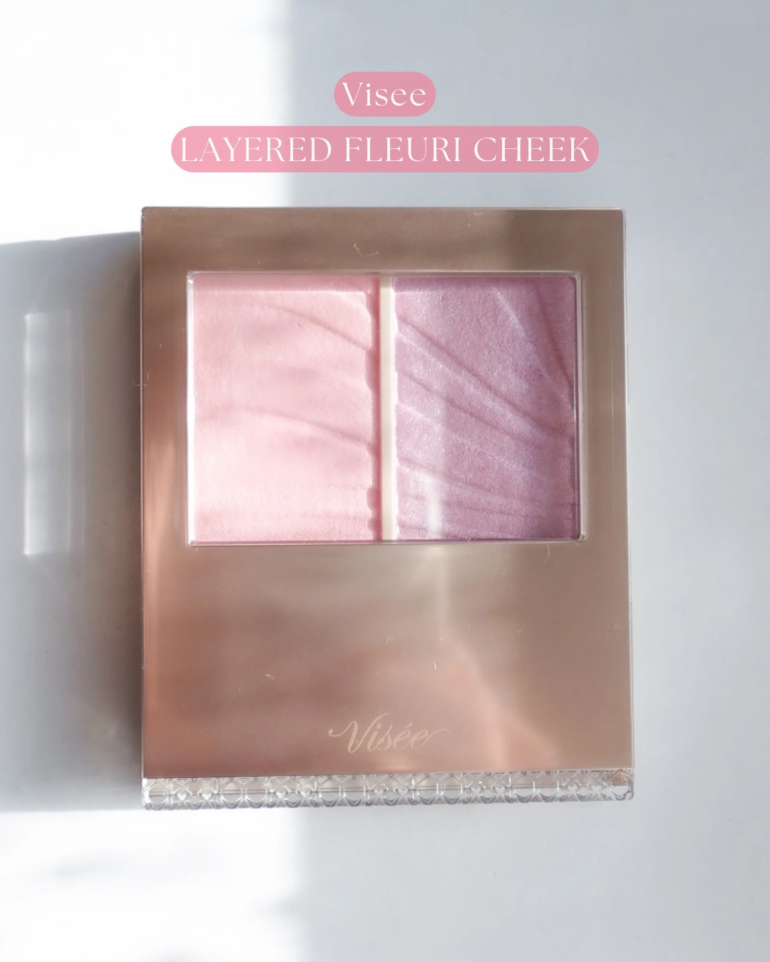 レイヤード フルリ チーク/Visée/パウダーチークを使ったクチコミ（2枚目）