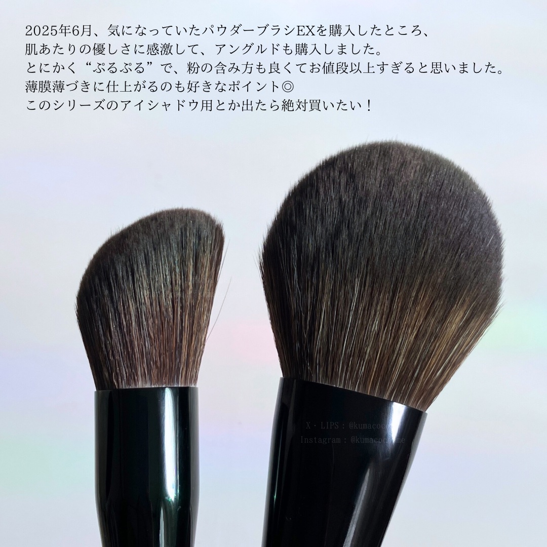パウダーブラシEX/ロージーローザ/メイクブラシを使ったクチコミ（3枚目）