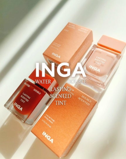 ウォーターダブルラスティングセンティッドティント/INGA/リップティントを使ったクチコミ(1枚目)