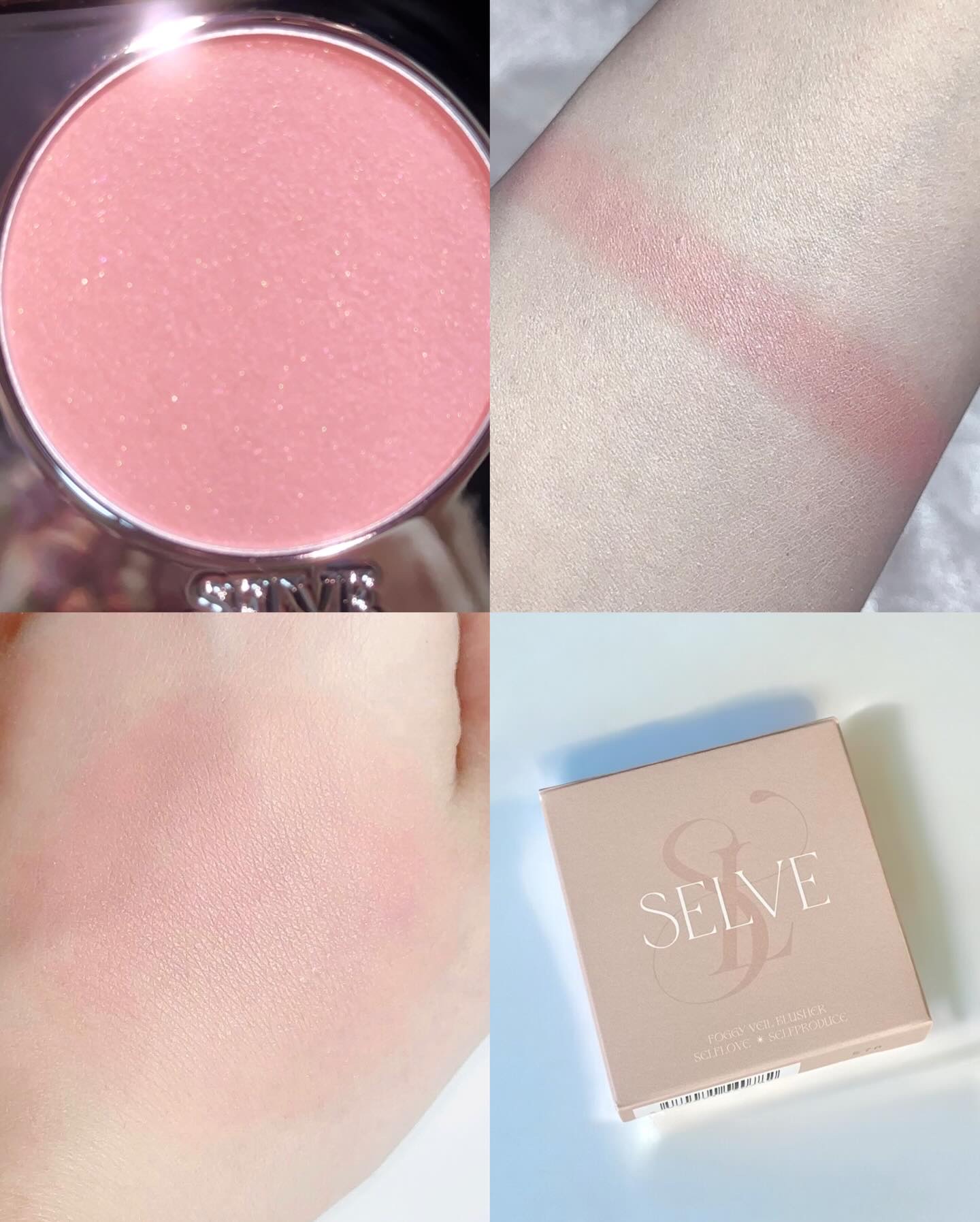フォギーヴェールブラッシャー/SELVE/パウダーチークを使ったクチコミ（3枚目）