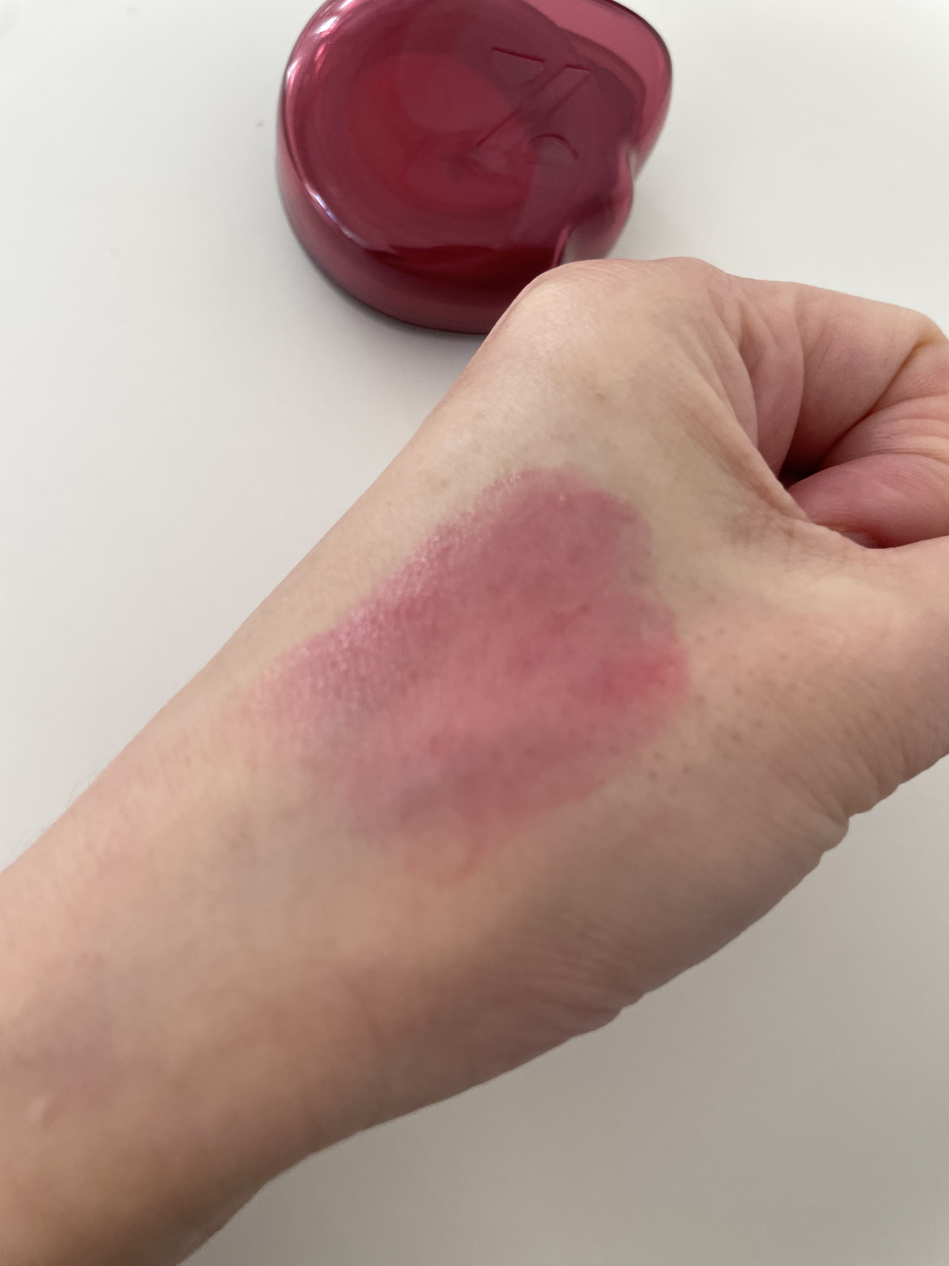 バーミーパフポットリップアンドチーク/%Recipe/ジェル・クリームチークを使ったクチコミ（2枚目）