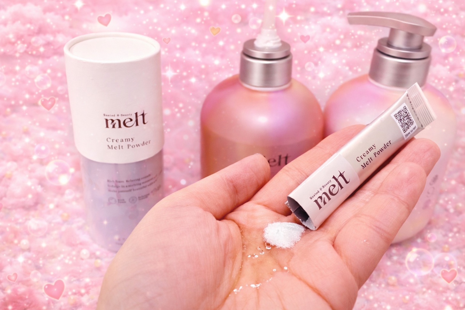 クリーミーメルトパウダー/melt/市販シャンプーを使ったクチコミ（2枚目）