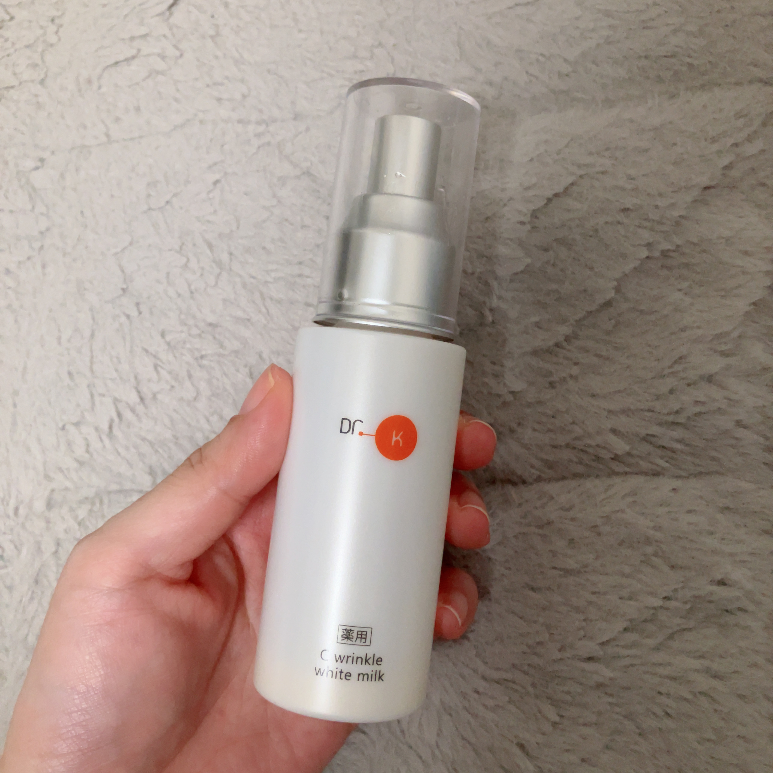 ドクターケイ ドクターケイ 薬用Cリンクルホワイトミルク＜医薬部外品＞のクチコミ「シワ改善・美白*1を叶える、ビタミン乳液。
多角的にエイジングケアできる乳液だと感じ、購入。
.....」（1枚目）