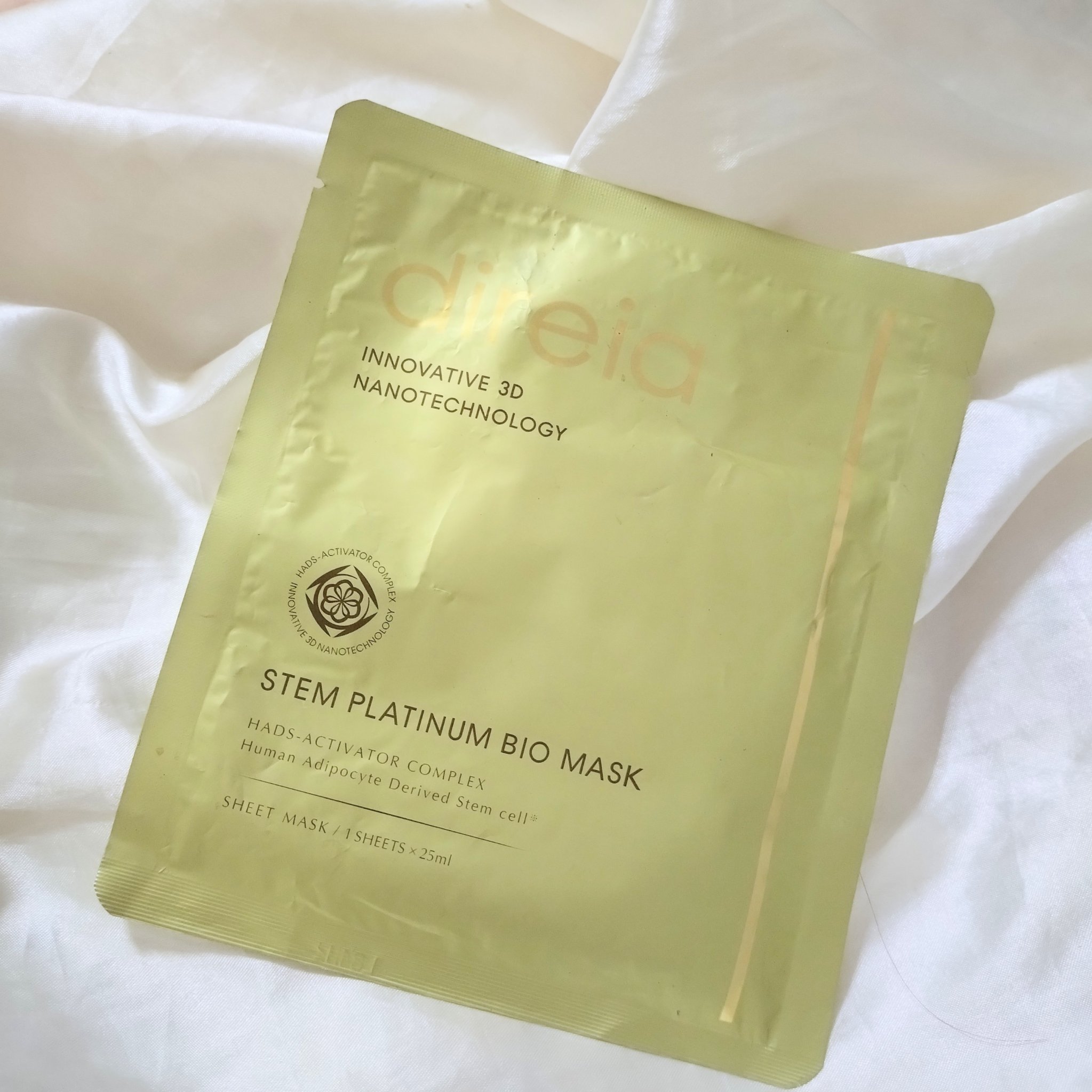 ステムプラチナムバイオマスク/Direia/シートマスク・パックを使ったクチコミ（1枚目）
