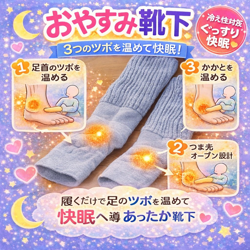 まるでこたつ おやすみスイッチ/靴下サプリ/暖かい靴下を使ったクチコミ（2枚目）