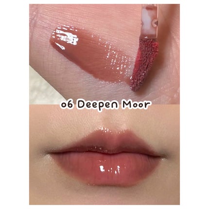 グラスティングカラーグロス/rom&nd/リップグロスを使ったクチコミ(2枚目)