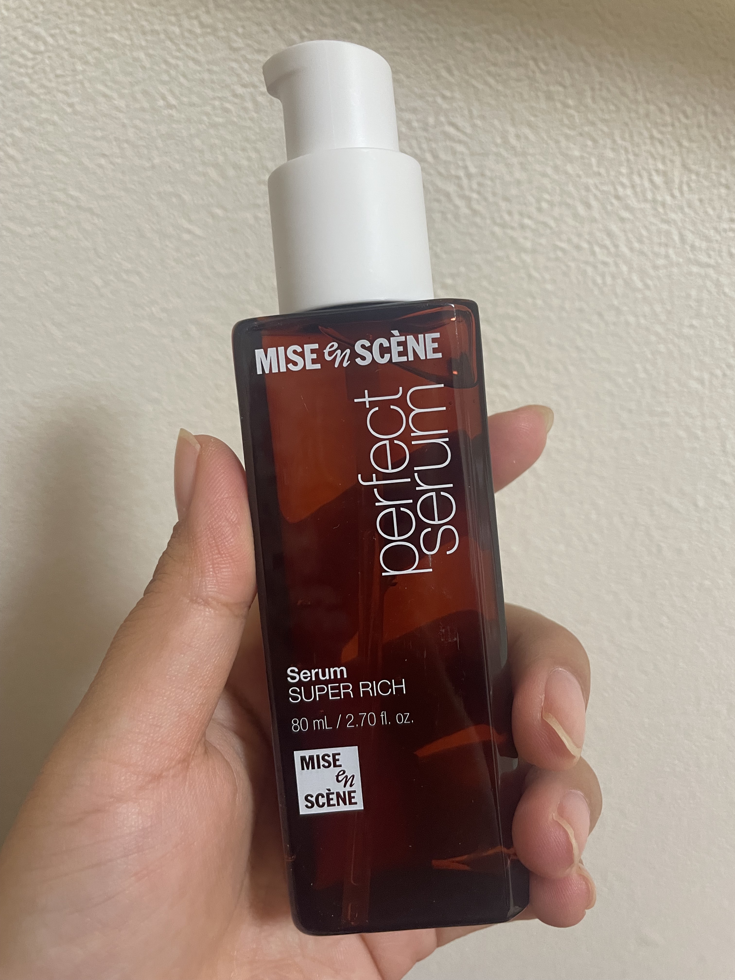 パーフェクトセラム リッチセラム/miseenscene/アウトバストリートメントを使ったクチコミ（2枚目）