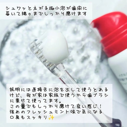 バブロス 炭酸泡ハミガキ/BUBLOS/歯磨き粉を使ったクチコミ(2枚目)