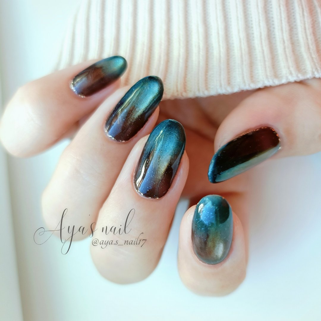 ゆらめきマグ/ネイルスタイル/ジェルネイルを使ったクチコミ（1枚目）