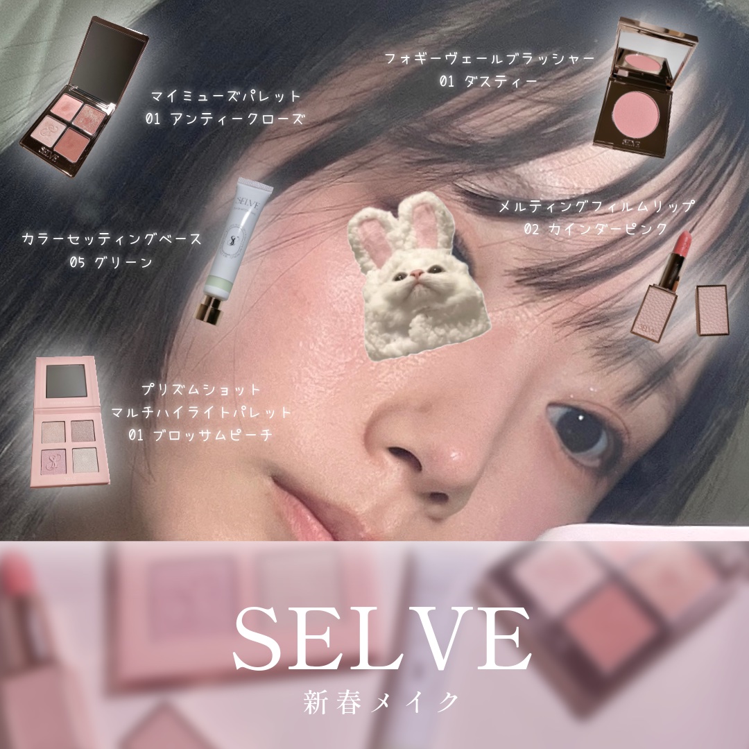 プリズムショットマルチハイライトパレット/SELVE/パウダーハイライトを使ったクチコミ（1枚目）