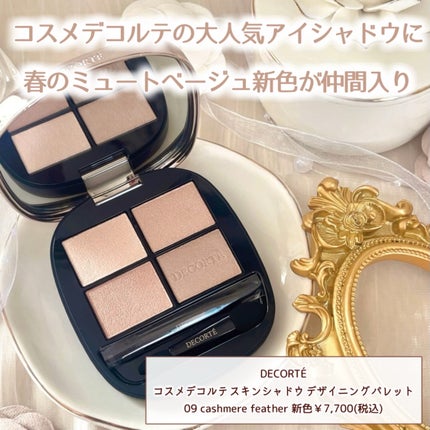 スキンシャドウ デザイニング パレット/DECORTÉ/アイシャドウパレットを使ったクチコミ(2枚目)