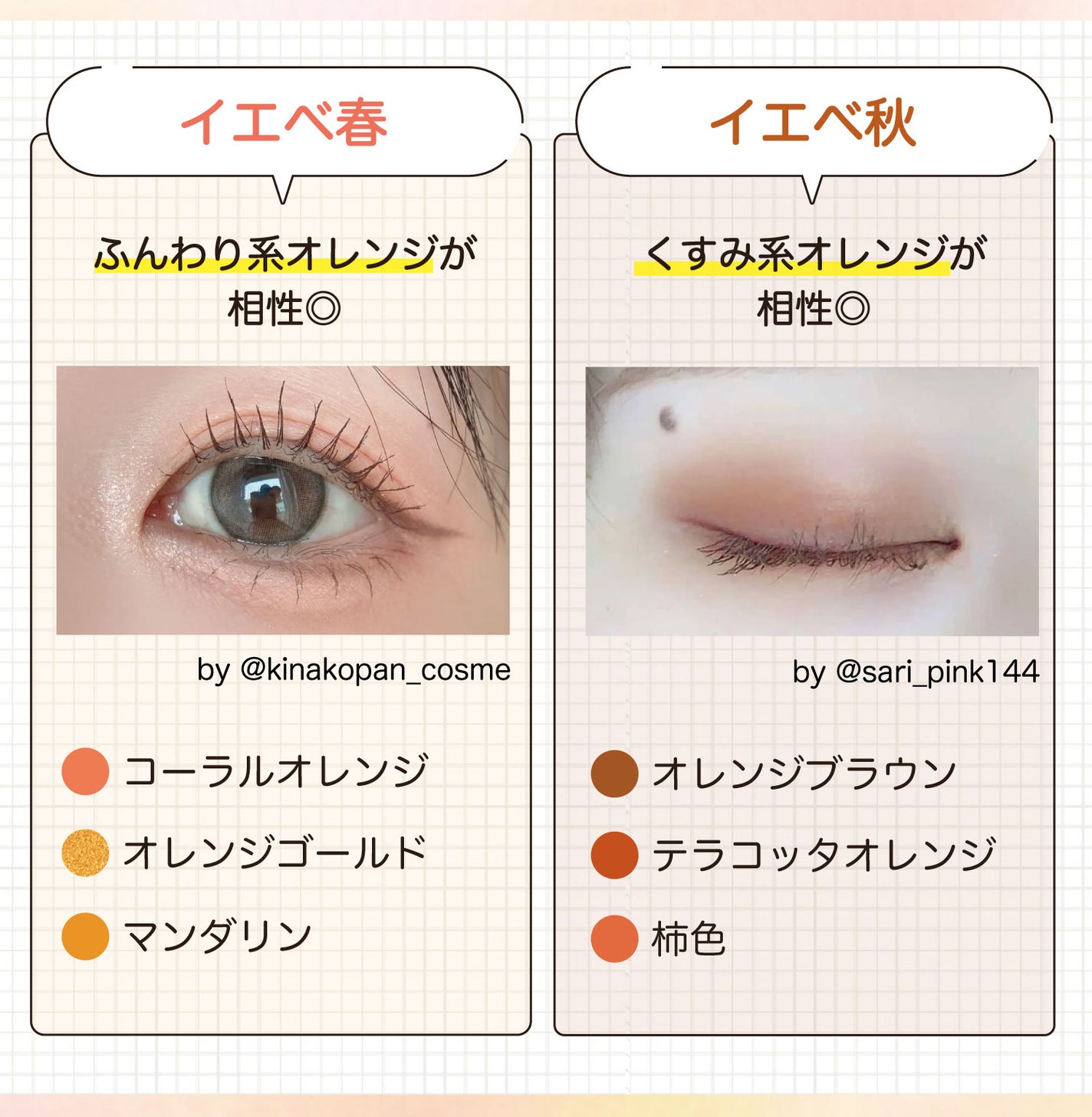 イエベ春とイエベ秋