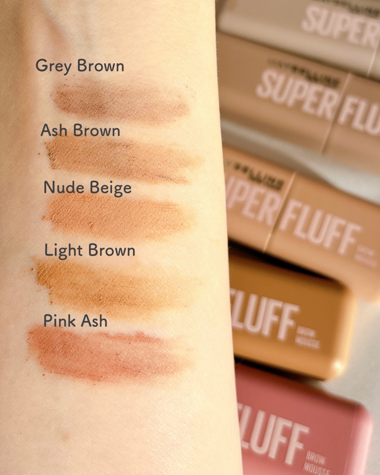 ＳＰ フラッフ ブロウ ムース/MAYBELLINE NEW YORK/眉マスカラを使ったクチコミ（3枚目）