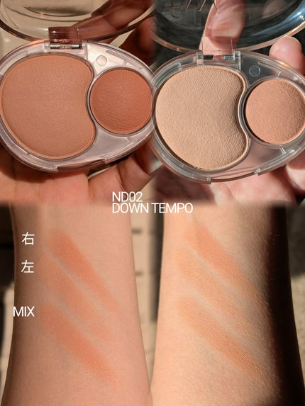 デュアルチークメロウ/fwee/ジェル・クリームチークを使ったクチコミ(3枚目)