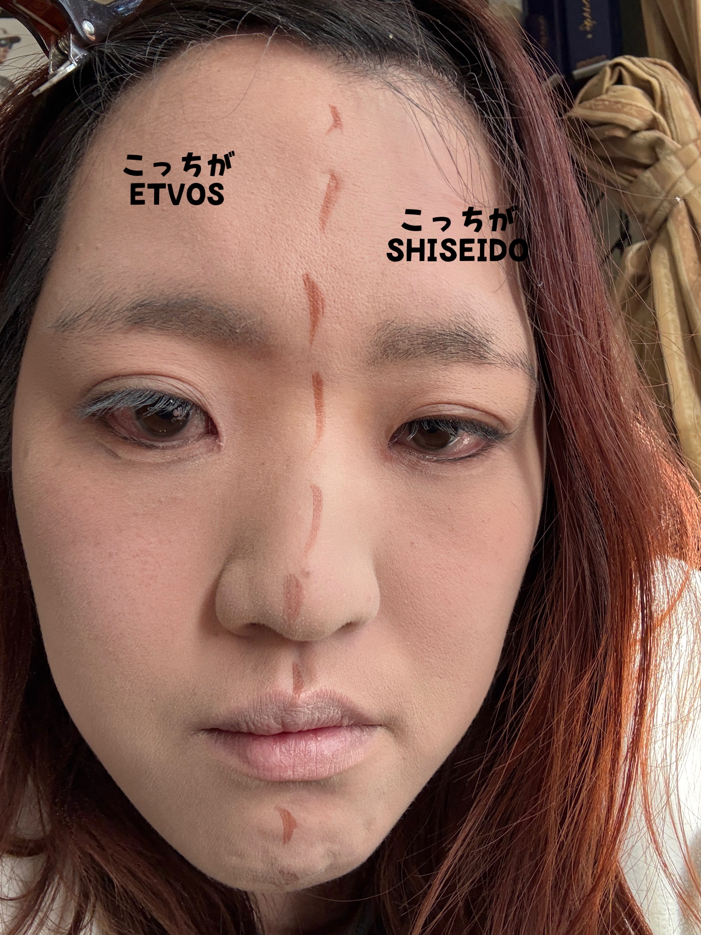 カブキブラシ(全長約7cm)/エトヴォス/メイクブラシを使ったクチコミ（2枚目）