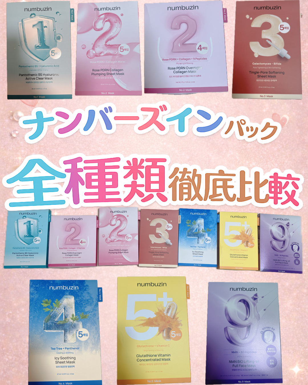 2番 ローズPDRNコラーゲンラッピングマスク/numbuzin/シートマスク・パックを使ったクチコミ（1枚目）