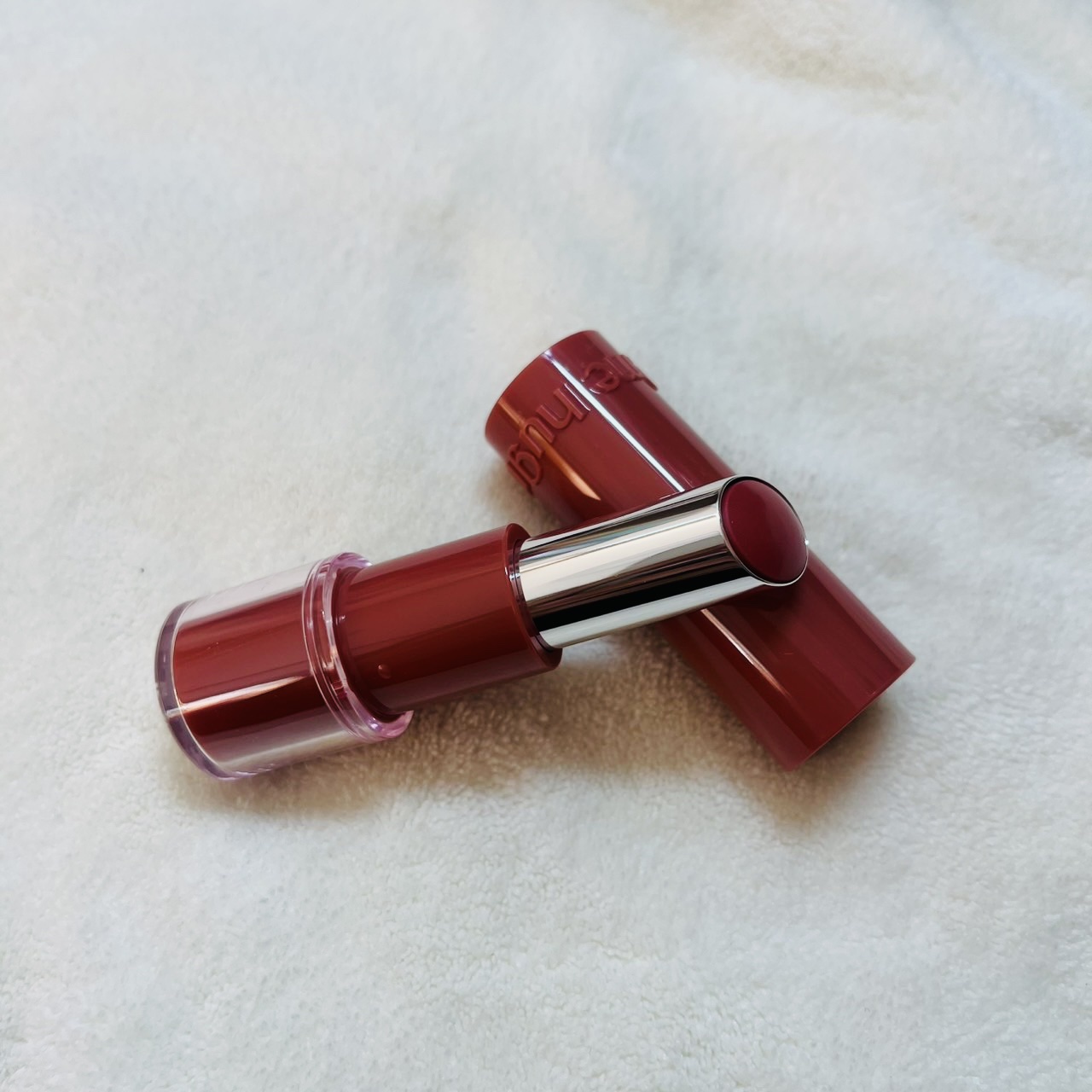 ハグマイリップ　カラーロックプランピーバーム/up2me/口紅を使ったクチコミ（3枚目）