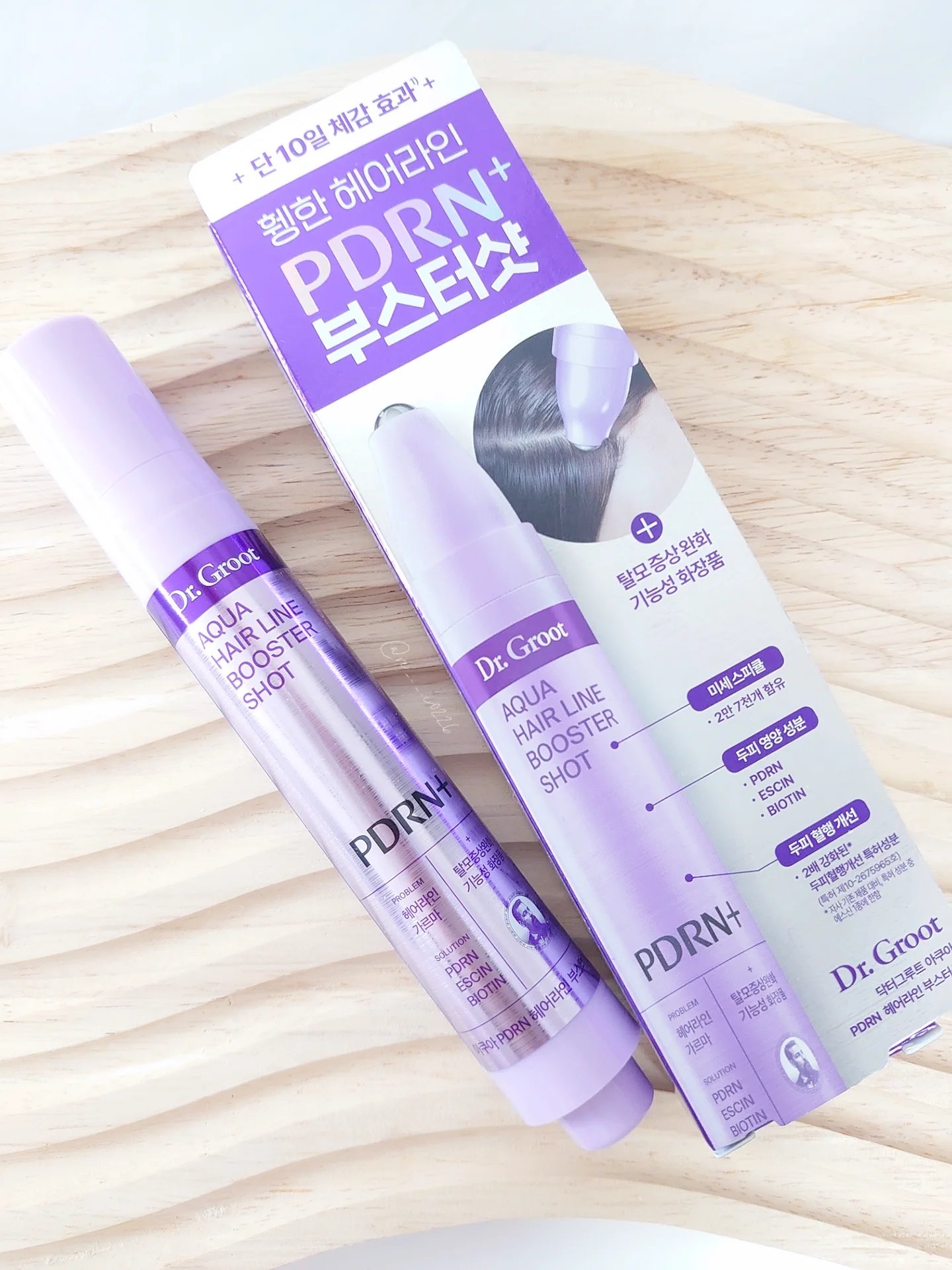 アクアPDRNヘアラインブースターショット/Dr.Groot/頭皮ローションを使ったクチコミ（1枚目）