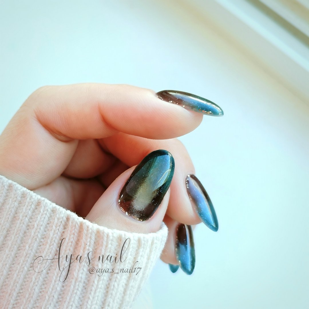 ゆらめきマグ/ネイルスタイル/ジェルネイルを使ったクチコミ（3枚目）