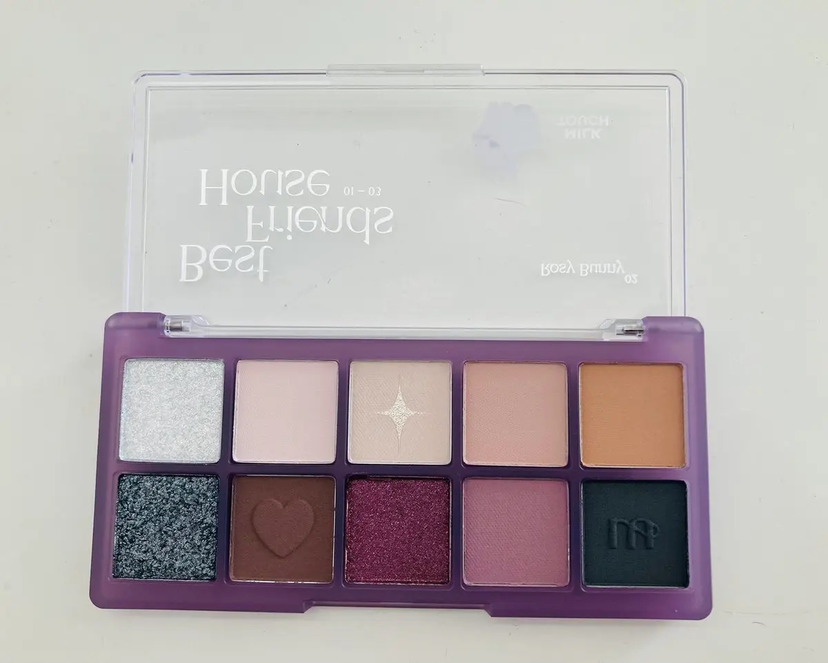 ビーマイベストフレンズハウスパレット 02 Rosy Bunny/Milk Touch/アイシャドウパレットを使ったクチコミ（2枚目）