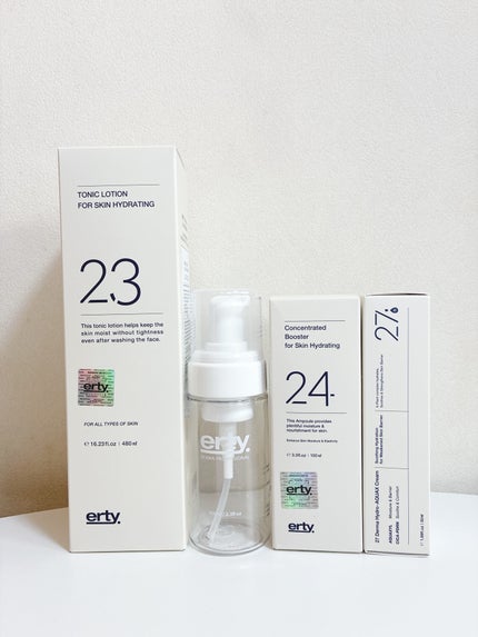 23トナー/erty./化粧水を使ったクチコミ(1枚目)