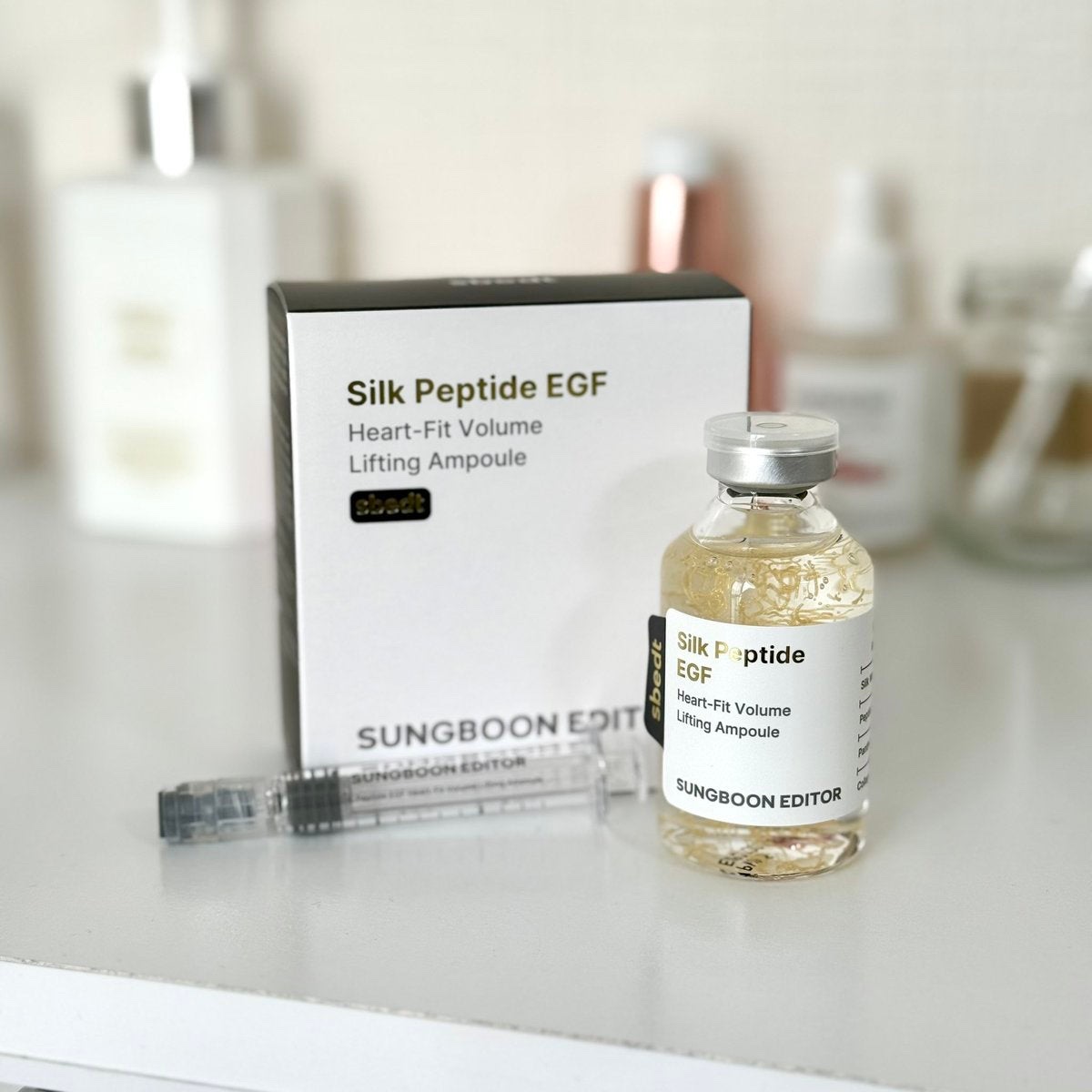 シルク ペプチド EGF ハートフィットボリューム リフティング アンプル/SUNGBOON EDITOR（成分エディター）/美容液を使ったクチコミ（1枚目）