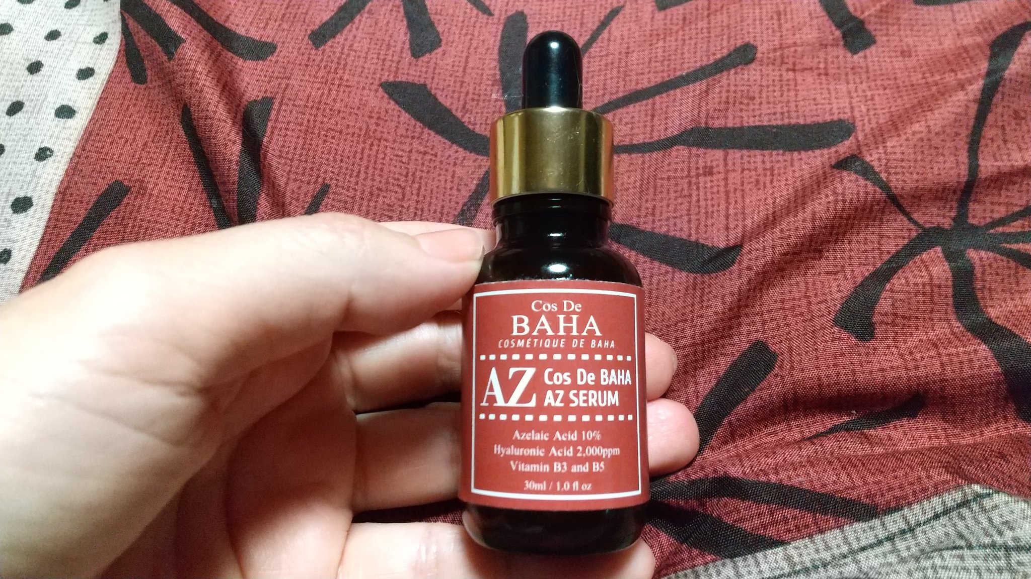 Cos De BAHA AZアゼライン酸10%美容液は、様々な肌トラブルのケアに役立つ製品です。﻿

使いきりました。

アゼライン酸10%配合。

ニキビ、赤ら顔（酒さ）、毛穴の黒ずみ、肌荒れ、テカリに悩む方におすすめ。

ヒアルロン酸、